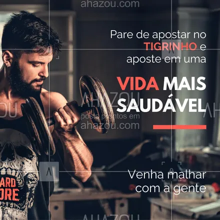 posts, legendas e frases de personal trainer para whatsapp, instagram e facebook: Investimento bom é investimento na saúde.

Já passou da hora de sair do jogo do tigrinho e começar a investir em uma vida mais saudável.  Venha treinar com a gente e tenha ganhos para a sua saúde física e mental ✨. 

#AhazouSaude #treino #personal #personaltrainer #aulas #saúde #bem-estar #vidasaudável