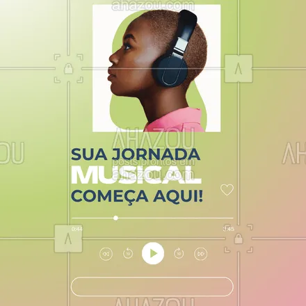 posts, legendas e frases de música & instrumentos para whatsapp, instagram e facebook: Aprenda a tocar seu instrumento favorito com metodologia personalizada! Aulas para todas as idades e níveis.
📲 Agende uma aula experimental GRÁTIS!
#AulasDeMúsica #MúsicaParaTodos #AulaExperimenta