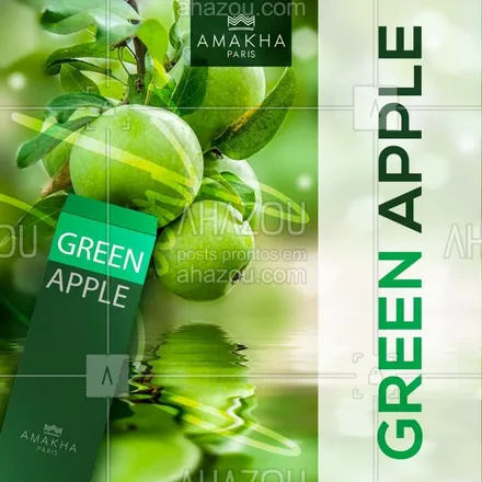 posts, legendas e frases de amakha, revendedoras para whatsapp, instagram e facebook: Green Apple - Amakha Paris ?⠀
⠀
Perfume feminino altamente delicioso e viciante. ⠀
⠀
A fragrância conta com uma infusão de maçã que celebra a cidade de Nova York, cenário perfeito para a moderna sedução.⠀
⠀
#AmakhaParis #AmakhaOficial #AhazouAmakha  #AmakhaCosmeticos #2019AnoDaAmakha #TremBala