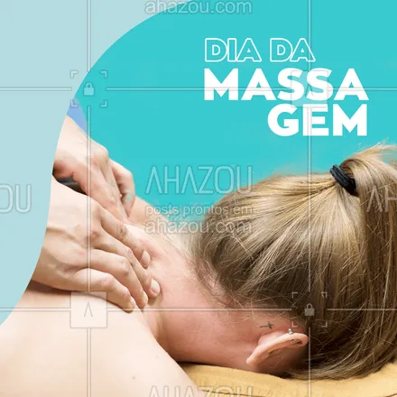 posts, legendas e frases de massoterapia para whatsapp, instagram e facebook: Simmm, chegou o dia!
Hoje é o dia da sua massagem, estamos te esperando ANSIOSAMENTE!

#massagem #ahazou #diadamassagem