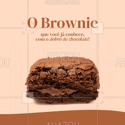 posts, legendas e frases de doces, salgados & festas, confeitaria para whatsapp, instagram e facebook: O que você está esperando para encomendar o seu brownie? 😋
#brownie #confeitaria #ahazoutaste  #docinhos  #bolo 