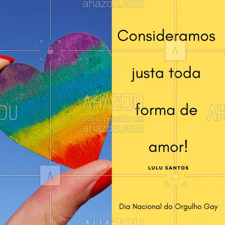posts, legendas e frases de posts para todos para whatsapp, instagram e facebook: 25/03 - Orgulho de ser quem somos! #lgbt #diadoorgulhogay #gay