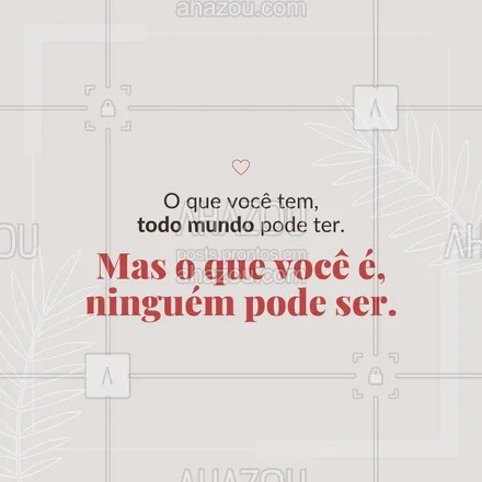 posts, legendas e frases de assuntos gerais de beleza & estética, influenciador de moda & beleza para whatsapp, instagram e facebook: Por isso, encha o peito de orgulho e desfile por aí sendo a melhor pessoa que você poderia ser: você! 😍 #beauty #beleza #estetica #motivacional #autoestima #amorproprio #AhazouBeauty #AhazouBeauty #AhazouInfluencer 