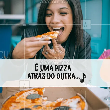 posts, legendas e frases de pizzaria para whatsapp, instagram e facebook: Entrando na onda do hit Ciumeira da Marilia Mendonça, vem pra cá se deliciar com nossa pizza! #pizza #Pizzaria #ahazoutaste #mariliamendonça #ciumeira