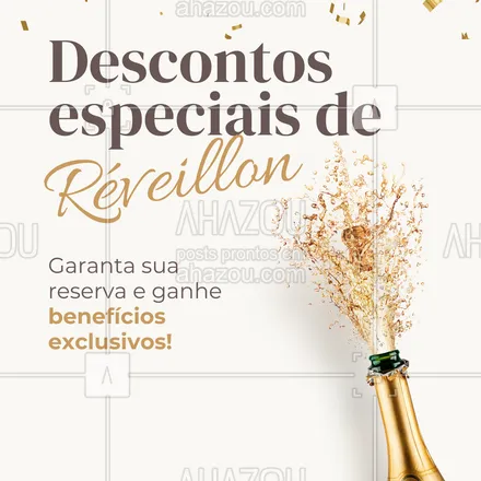 posts, legendas e frases de  para whatsapp, instagram e facebook: Comece o ano brindando com muito sabor e vantagem! 🍾✨
Aproveite nossa promoção especial de Réveillon — descontos em reservas antecipadas e combos com entrada, prato principal e sobremesa!
🎇 Cardápio de fim de ano
🎶 Música e decoração temática
💰 Ofertas por tempo limitado
Garanta seu lugar e venha celebrar o novo com a gente!

#Réveillon #PromoçãoDeAnoNovo #CeiaDeAnoNovo #Restaurante #Buffet #GastronomiaDeFimDeAno #AnoNovoComSabor #ComemoreComSabor #SaboresDeAnoNovo #FestasDeFimDeAno