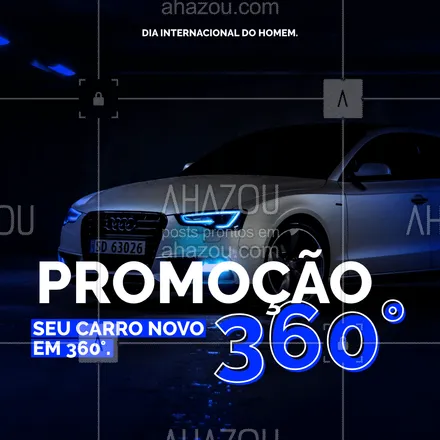 posts, legendas e frases de estética automotiva & lavajato, elétrica automotiva, mecânica automotiva para whatsapp, instagram e facebook: Promoção 360: uma repaginada completa no seu carro! Aproveite!
#Promoção #AhazouAuto #360
