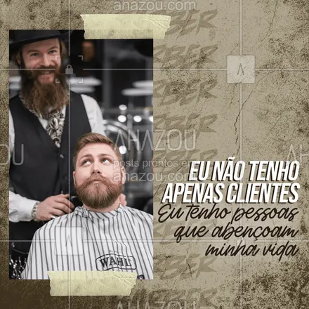 posts, legendas e frases de barbearia para whatsapp, instagram e facebook: Muita gratidão por todos nossos clientes e amigos! #AhazouBeauty #barberLife  #barbeirosbrasil  #barbeiro  #barberShop  #barbearia  #barba  #cuidadoscomabarba  #barber 