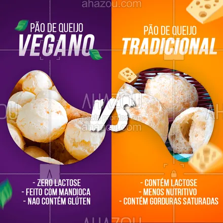posts, legendas e frases de saudável & vegetariano para whatsapp, instagram e facebook: Alimentos veganos são sempre a opção mais saudável (além de deliciosos) ? 
Que tal experimentar essa pão de queijo??

#vegano #alimentaçãosaudavel #pãodequeijo #ahazoutaste #bandbeauty 