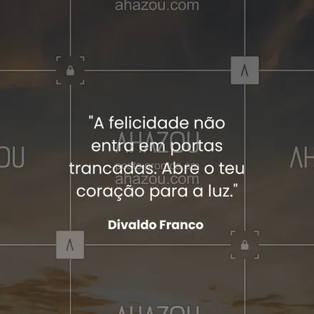posts, legendas e frases de para whatsapp, instagram e facebook: 🔓 Abra espaço para o bem, para o amor, para o novo. A felicidade só entra onde há luz! 🌞 #FelicidadeVemDeDentro #AbraSeuCoração #LuzNaAlma #DivaldoFranco #frases #inspiração#ahazou #frasesmotivacionais #motivacionais