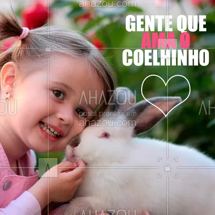 posts, legendas e frases de posts para todos para whatsapp, instagram e facebook: ?? Nós amamos o coelhinho !
Feliz Páscoa
#pascoa #ahazou #felizpascoa #campanhabunny