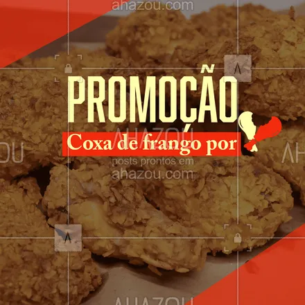 posts, legendas e frases de açougue & churrasco para whatsapp, instagram e facebook: Venha aproveitar essa promoção coxa de frango por apenas (inserir valor). #açougue #promoçao #promododia #frango #ahazoutaste #cortes #meatlover