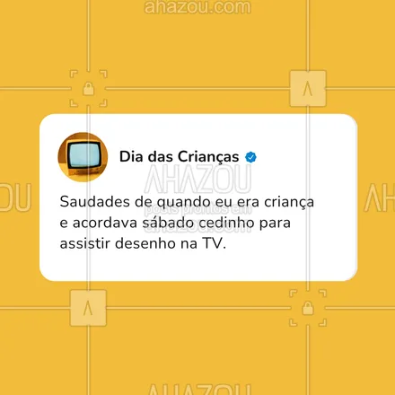 posts, legendas e frases de posts para todos para whatsapp, instagram e facebook: Saudades de quando meu único 'compromisso' no sábado de manhã era escolher entre 'Tom & Jerry' ou 'Scooby-Doo'. Hoje em dia, o alarme toca e é só boleto na cabeça! 📺😂 
#ahazou #diadascrianças #nostalgia #saudadedainfância 