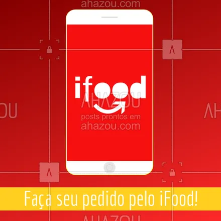 posts, legendas e frases de assuntos variados de gastronomia para whatsapp, instagram e facebook: Nós estamos no iFood! Faça seu pedido pelo app ? #ifood #ahazou #comida #alimentaçao 