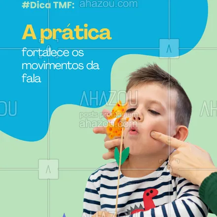 posts, legendas e frases de fonoaudiologia para whatsapp, instagram e facebook: Crianças com TMF precisam de exercícios repetitivos e funcionais para melhorar a coordenação dos músculos da fala.
💬 Treinar sons, sílabas e palavras com ajuda profissional é parte essencial da evolução.
👟 Como uma academia da fala: quanto mais praticar, mais forte ela fica!
Já tentou transformar isso em brincadeira?