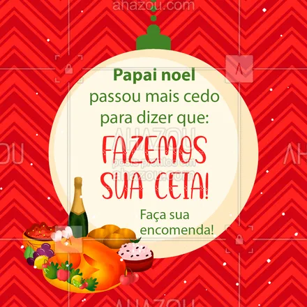 posts, legendas e frases de buffet & eventos para whatsapp, instagram e facebook:  O seu natal pode ser mais feliz e mais fácil com a nossa ajudinha! ???
#CeiadeNatal #Natal #ahznoel #ahazoutaste  #eventos #buffet #foodie