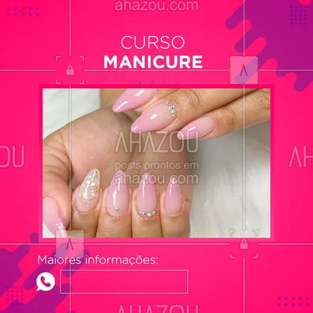 posts, legendas e frases de manicure & pedicure para whatsapp, instagram e facebook: Curso de Manicure profissional.
Inscreva-se já!
Maiores informações via whatsapp ?

#cursodemanicure #ahazou #course #nails