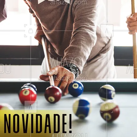 posts, legendas e frases de barbearia para whatsapp, instagram e facebook: Sinuca na barbearia? Agora tem! #novidade #sinuca #ahazoubarbearia