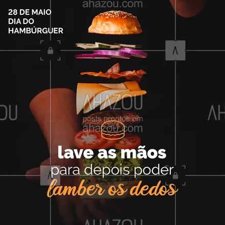 posts, legendas e frases de hamburguer para whatsapp, instagram e facebook: Hoje é dia de se lambuzar nos nossos hambúrgueres! Já escolheu o seu?
#hambúrguer #ahazoutaste #combo #batata