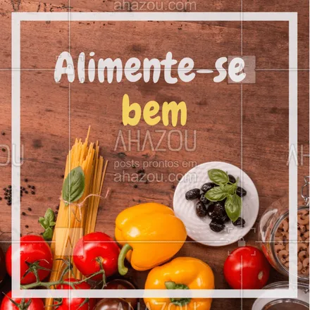 posts, legendas e frases de assuntos variados de Saúde e Bem-Estar para whatsapp, instagram e facebook: Se alimentar bem é lei para manter a saúde em dia! 
#dicas #ahazou #alimentacao