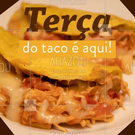 posts, legendas e frases de cozinha mexicana para whatsapp, instagram e facebook: Não fique de fora! Faça você também a terça do taco. Entre em contato e faça o seu pedido ??#taco #terçadotaco #ahazoutaste #tacotuesday