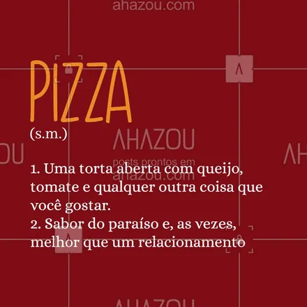 posts, legendas e frases de pizzaria para whatsapp, instagram e facebook: Se ta na internet, é verdade. #pizza #pizzaria #ahazoutaste