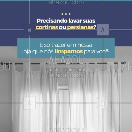 posts, legendas e frases de lavanderia para whatsapp, instagram e facebook: Não lave sua cortina em casa, traga para quem entende do assunto! #AhazouServiços #lavanderia  #roupalimpa #limpezadecortina