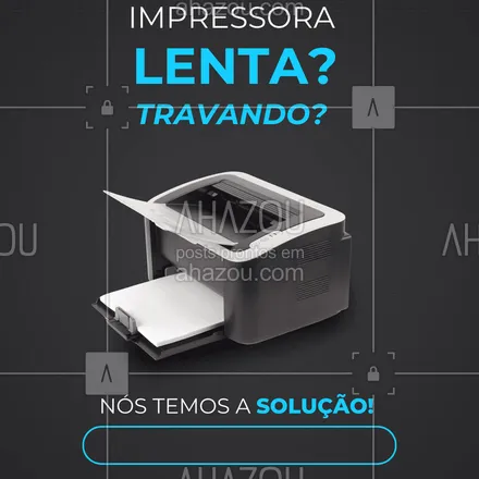 posts, legendas e frases de para whatsapp, instagram e facebook: Sua impressora está lenta ou dando trabalho? Não se estresse! Traga para nós e devolvemos ela funcionando como nova. Rápido, eficiente e com ótimo custo-benefício! 💪😊
#ConsertoDeImpressora #AssistênciaTécnica #SoluçõesRápidas