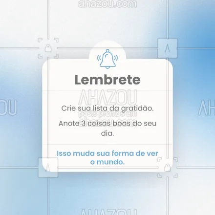 posts, legendas e frases de para whatsapp, instagram e facebook: Praticar a gratidão diariamente ajuda a treinar sua mente para enxergar o lado bom da vida, mesmo nos dias difíceis. Tente por uma semana e veja a diferença!
#gratidão #habitospositivos #saudemental #diáriodagratidão #pensamentopositivo #desenvolvimentopessoal