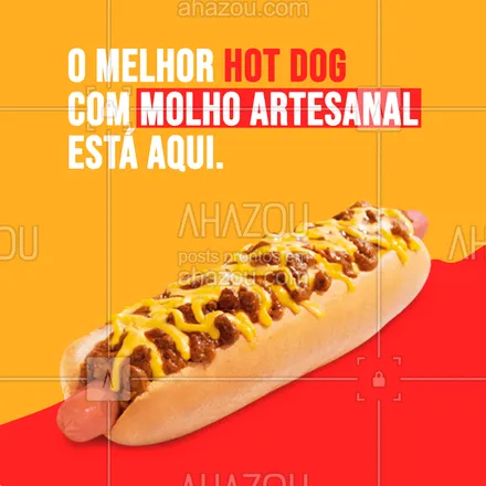 posts, legendas e frases de hot dog  para whatsapp, instagram e facebook: Hot dog já é gostoso, com nosso molho artesanal é perfeito. Venha nos visitar ou peça por delivery e se apaixone por esse sabor. #cachorroquente #food #hotdog #ahazoutaste #hotdoggourmet #hotdoglovers #lanche #molhos #molhoartesanal #sabor #qualidade #opçoes