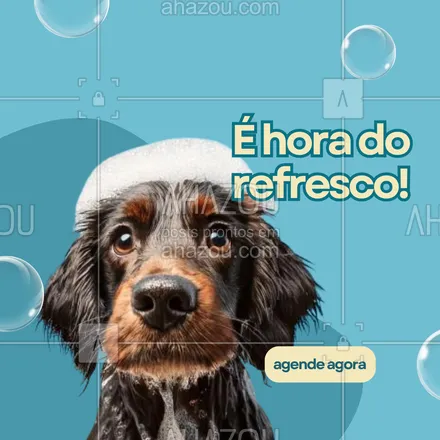 posts, legendas e frases de petshop para whatsapp, instagram e facebook: Quem aí está precisando de um banho? 🐾 Traga seu pet para ficar limpinho, cheiroso e cheio de energia! Nosso banho e tosa é feito com todo o cuidado que ele merece. Agende agora e deixe seu amigo renovado! 💦🐶 #BanhoETosa #PetLimpinho #AhazouPet #petshop #serviçosdepetshop #banho #tosa