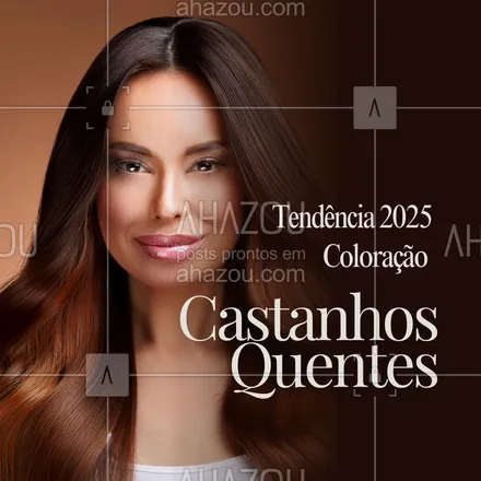 posts, legendas e frases de cabelo para whatsapp, instagram e facebook: 🍫 Castanhos que aquecem e iluminam!
Os castanhos nunca saem de moda, mas agora ganham ainda mais destaque com mechas claras e tonalidades quentes como chocolate e mel. 🌟
🌿 Um visual natural e elegante que combina com qualquer estilo!
💬 Já pensou em dar um toque de luz aos seus cabelos castanhos?
#CastanhosQuentes #CabelosIluminados #ElegânciaNatural #AhazouBeauty #cabeleireiro #coloração #tendências2025