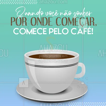 posts, legendas e frases de cafés para whatsapp, instagram e facebook: O café é sempre um ótimo começo, não importa a ocasião. 🥰☕
#ahazoutaste #barista  #café  #cafeteria  #coffee  #coffeelife 