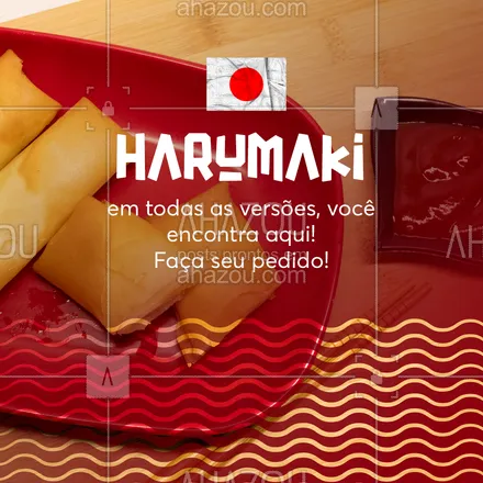 posts, legendas e frases de cozinha japonesa para whatsapp, instagram e facebook: Nunca foi tão fácil comer harumaki de qualidade! Peça já o seu no melhor delivery de comida asiática da região 🍣 📱 (inserir WhatsApp)! 


#ahazoutaste #comidajaponesa  #japa  #japanesefood  #sushidelivery  #sushilovers  #sushitime 