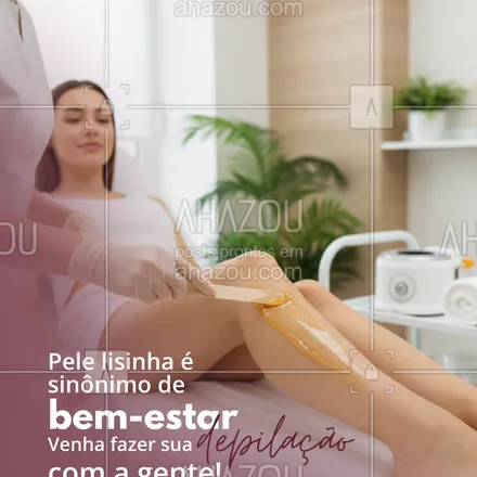 posts, legendas e frases de  para whatsapp, instagram e facebook: A depilação vai além da estética — é um gesto de amor-próprio 💫
Cuide da sua pele com quem entende do assunto e sinta o prazer de estar de bem consigo mesma!
💌 Agende seu horário hoje mesmo!
#depilacao #depilacaocomcera #autocuidado #beleza #peleperfeita #estetica #autoestima #momentosozinha #cuidadoscomapele #bemestar