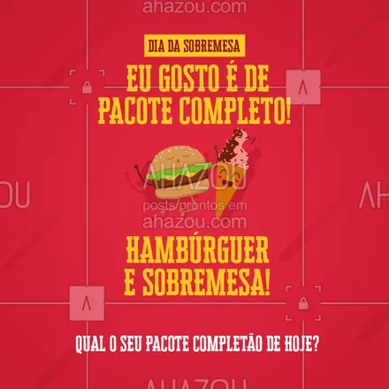 posts, legendas e frases de hamburguer para whatsapp, instagram e facebook: Chama no combo! 🍔🍟🍦

#ahazoutaste #hamburgueriaartesanal  #hamburgueria  #burgerlovers  #artesanal  #burger 
#sobremesa #diadasobremesa #convite