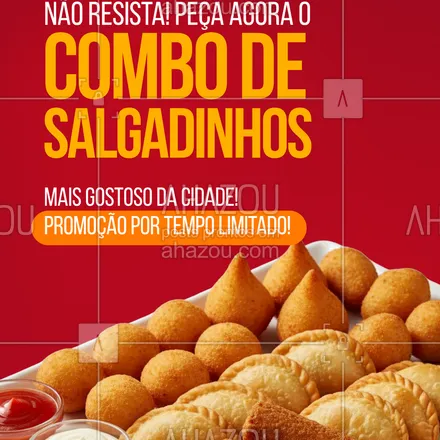 posts, legendas e frases de  para whatsapp, instagram e facebook: Sabor, crocância e recheio de verdade — tudo isso em um combo irresistível!
Chama no direct e garanta o seu antes que acabe! 🧡
#salgadinhos #promocaodelicia #comboimperdivel #coxinha #bolinhadequeijo #sabordeboteco #lancheperfeito