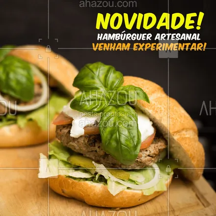 posts, legendas e frases de hamburguer para whatsapp, instagram e facebook: Você vai querer devorá-lo! ? #hamburguer #hamburgueria #ahazou #loucosporhamburguer #burger #hamburguerartesanal