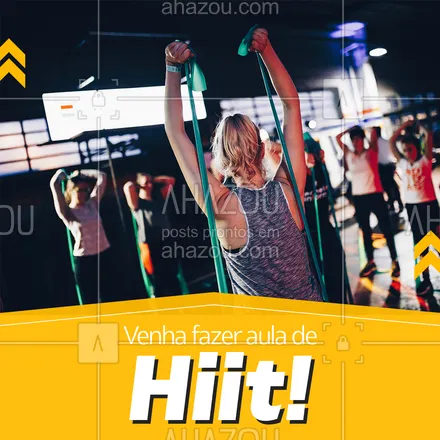 posts, legendas e frases de personal trainer para whatsapp, instagram e facebook: Quer perder peso de forma rápida e eficaz? O treino Hiit é para você!
#AhazouSaude #hiit #treino  #personaltrainer  #personal  #boratreinar  #nopainnogain 