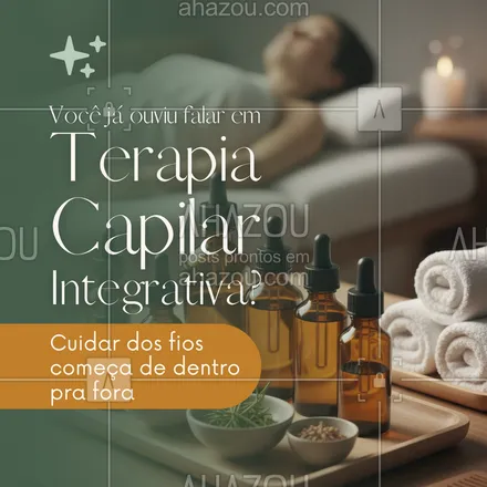 posts, legendas e frases de  para whatsapp, instagram e facebook: A Terapia Capilar Integrativa vai muito além de cuidar dos cabelos — ela trata o couro cabeludo, as emoções e o bem-estar como um todo 🌿
Com técnicas naturais, relaxantes e personalizadas, esse tratamento ajuda a equilibrar corpo e mente, promovendo fios mais fortes e saudáveis.

💚 Ficou curiosa? Agende uma avaliação e descubra como essa experiência pode transformar seus cabelos — e você!

#terapiacapilarintegrativa #cuidadocapilar #belezanatural #bemestar #autocuidado #cabelossaudaveis #terapiacapilar #saudecapilar
