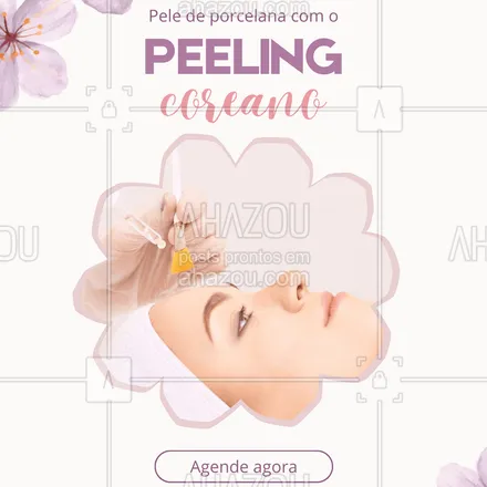 posts, legendas e frases de  para whatsapp, instagram e facebook: Quer uma pele mais lisa, iluminada e com aquele toque de porcelana?
O peeling coreano é a tendência que vem direto da Ásia pra transformar sua pele com suavidade e resultados visíveis desde a primeira sessão.

👉 Agende seu horário agora pelo WhatsApp!
#peelingcoreano #cuidadoscomapele #rostoporcelana #esteticafacial #belezaasiatica #tratamentofacial

