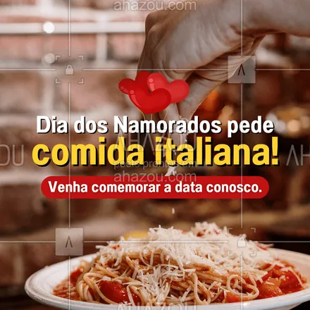 posts, legendas e frases de cozinha italiana para whatsapp, instagram e facebook: Traga quem você ama para uma refeição especial. 🥰 #ahazoutaste #cozinhaitaliana  #comidaitaliana  #italianfood  #italy  #massas 