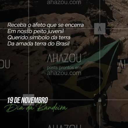 posts, legendas e frases de posts para todos para whatsapp, instagram e facebook: 19 de novembro - Dia da Bandeira
Da amada Bandeira do Brasil 💚💛
#ahazou  #frasesmotivacionais  #motivacionais  #motivacional    #quote 