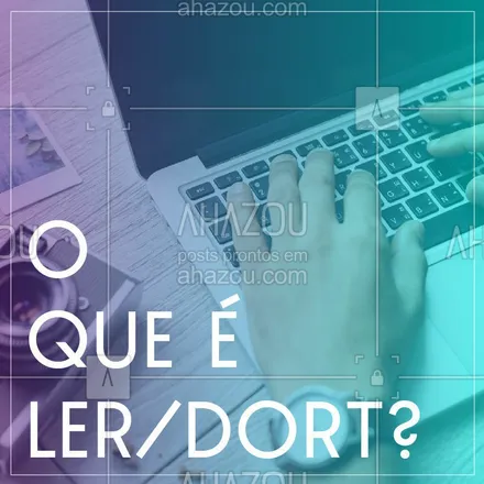 posts, legendas e frases de fisioterapia para whatsapp, instagram e facebook: De acordo com o Ministério da Saúde, a definição de LER/DORT é ‘um fenômeno relacionado ao trabalho. São danos decorrentes da utilização excessiva, imposta ao sistema musculoesquelético, e da falta de tempo para recuperação’

Mas, o que isso significa? Significa que são machucados causados aos nervos, músculos, ossos, ou tendões.

Os tendões fazem o trabalho de unir os músculos aos ossos e muitas vezes ficam inflamados, causando as famosas tendinites.

Esses machucados também podem atingir outras partes do corpo que ajudam os músculos na nossa locomoção, como as bursas e a cartilagem.

Essas lesões são causadas por alguma sobrecarga para o qual o nosso corpo não foi criado e não esta pronto para suportar.

Ficar horas e horas por dia na mesma posição.

Permanecer sentado na frente do computador.

Ficar curvado em uma maquina de costura por muito tempo.

Repetir o mesmo movimento centenas de vezes todos os dias, como digitar no teclado, operar na esteira da linha de produção, limpar vidros, misturar areia, quebrar pedras etc.

Levantar peso continuamente por longas horas do dia.

São inúmeras as atividades. 
marque seu horário com a gente e não deixe esse fenômeno acontecer com você! #LER/DORT #ahazou #ahazoufisioterapia  #fisioterapia