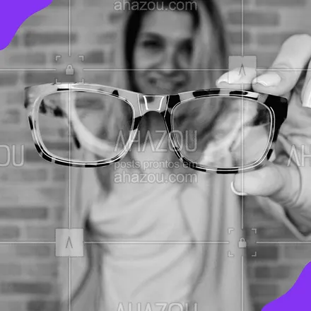 posts, legendas e frases de óticas  para whatsapp, instagram e facebook: Mudar o modelo do óculos é legal mas, para isso é necessário uma nova receita para avaliar sua visão! Agende um exame de vista!
 #AhazouÓticas #oculos #otica #oticaonline #examedevista #miopia #astigmatismo