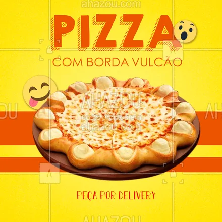 posts, legendas e frases de pizzaria para whatsapp, instagram e facebook: Ainda não experimentou nossa pizza vulcão? temos diversos recheios para nossas bordas diferenciadas.

Só escolher o seu sabor que entregamos na sua casa ??

#vulcão #borda #recheio #ahazoutaste #pizza #sabor #sabores #queijo #food #pizzaria #entregas #delivery #bordavulcão 