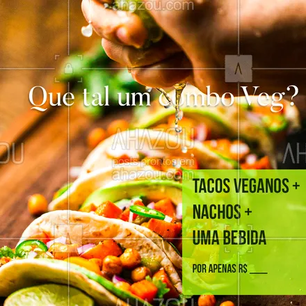 posts, legendas e frases de cozinha mexicana para whatsapp, instagram e facebook: Um combão grandão e um precinho pequenininho hein!???
 #ahazoutaste  #comidamexicana #cozinhamexicana #vivamexico #texmex #tacos #promocao #vegetariano #veg #govegan