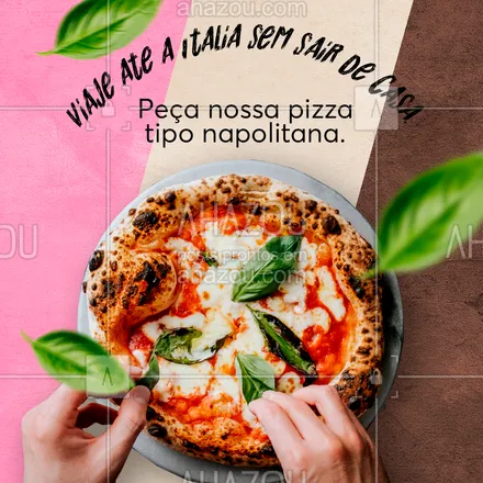 posts, legendas e frases de pizzaria para whatsapp, instagram e facebook: O gostinho tradicional da Itália direto para seu prato, e o melhor sem sair de casa. Entre em contato 📱 (inserir número) e peça a melhor pizza tipo napolitana que você já comeu. #pizza #pizzalife #pizzalovers #pizzaria #ahazoutaste #sabor #qualidade #tradiçao #sabores #opções #cardápio #delivery #pizzanapolitana #pizzatiponapolitana 