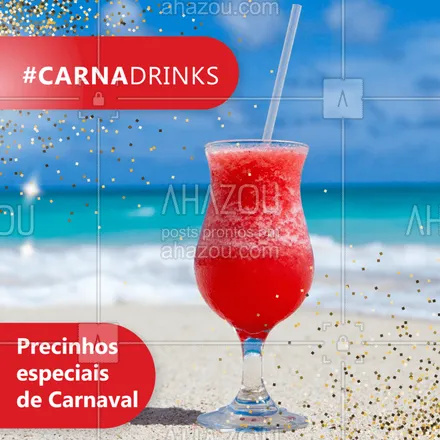 posts, legendas e frases de bares para whatsapp, instagram e facebook: Vem curtir o Carnaval do melhor jeito: com promoção! ?? #promoçao #ahazou