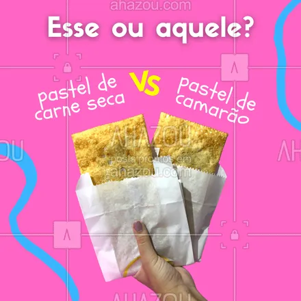 posts, legendas e frases de pastelaria  para whatsapp, instagram e facebook: Nessa batalha de pastel, de que lado você fica? 🤔😋
#ahazoutaste #amopastel  #foodlovers  #instafood  #pastel  #pastelaria  #pastelrecheado 