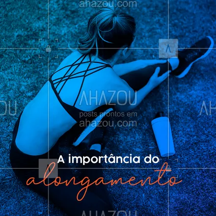 posts, legendas e frases de personal trainer para whatsapp, instagram e facebook: O alongamento é um aviso para o corpo de que você está iniciando uma sequência de movimentos que vão além daqueles que você faz cotidianamente.

Fazer alongamentos serve para a manutenção ou ampliação da flexibilidade do corpo. Mesmo exercícios como a caminhada requerem movimentos ampliados das pernas, dos braços, dos ombros e das costas.

Não fazer alongamentos pode comprometer o seu treino, fazendo com que você se canse mais e aumentando a incidência de lesões musculares. 

#academia #fitness #VidaFitness #VidaSaudável #ahazou #alongamento